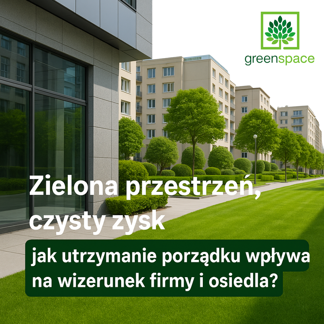 Zielona przestrzeń, czysty zysk – jak utrzymanie porządku wpływa na wizerunek firmy i osiedla?